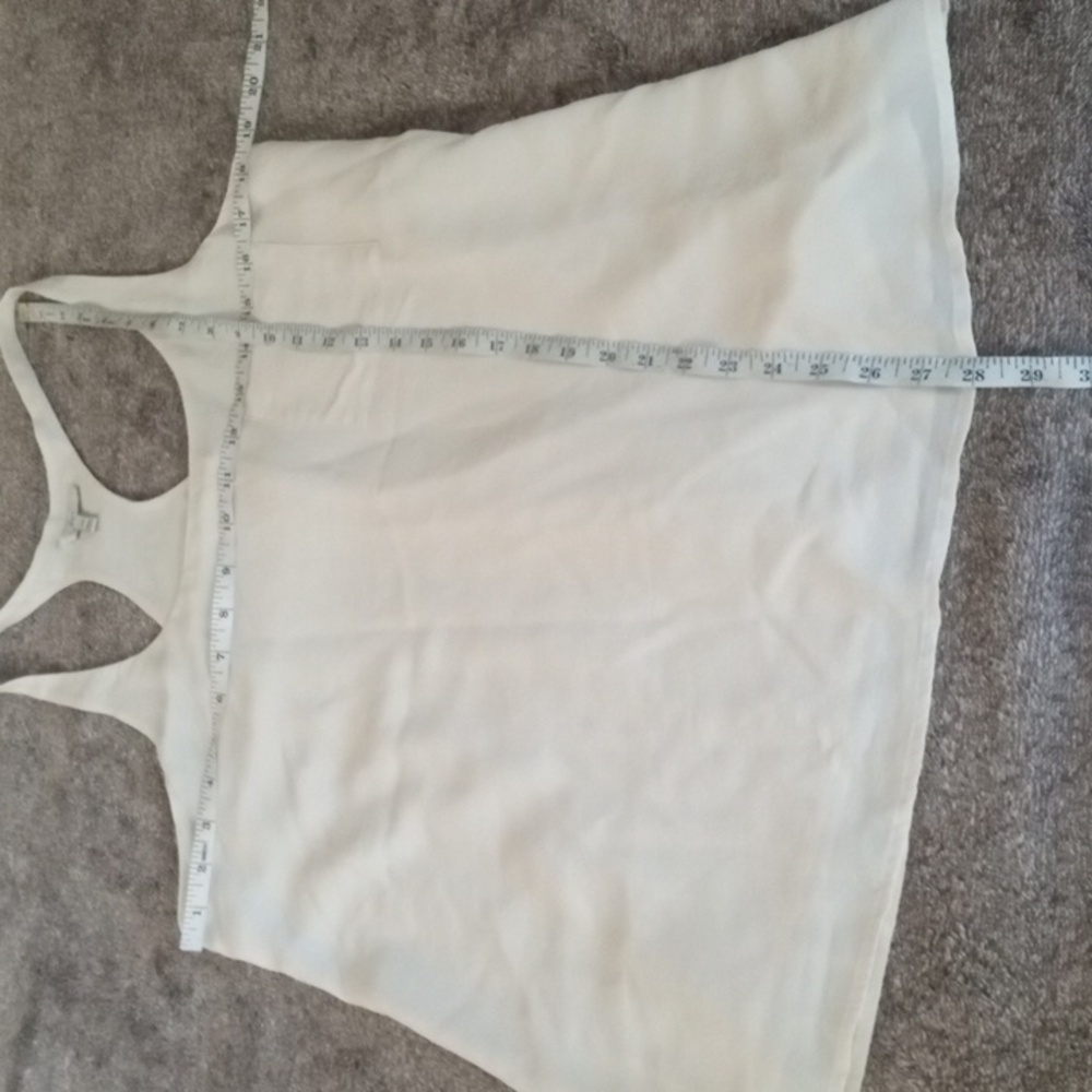 Joie cream silk racerback pocket tank - Picture 4 of 7